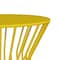 Cosco Novogratz Poolside Gossip Collection, Roberta Outdoor/Indoor Side Table, Yellow 88068YLW1E - alternate 2